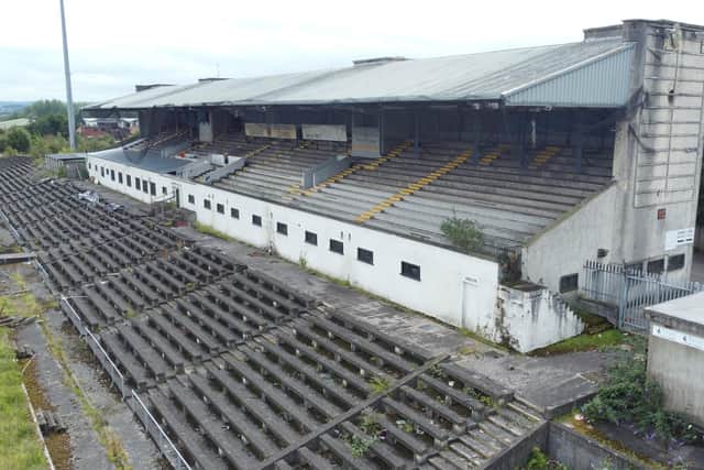 Casement Park in the Andersonstown area of Belfast. Photo: Niall Carson/PA Wire.
