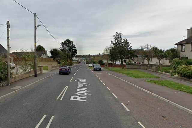 The gang attacked their victim in the Rooney Road area of Kilkeel in the early hours of Sunday. 
Photo: Google maps.