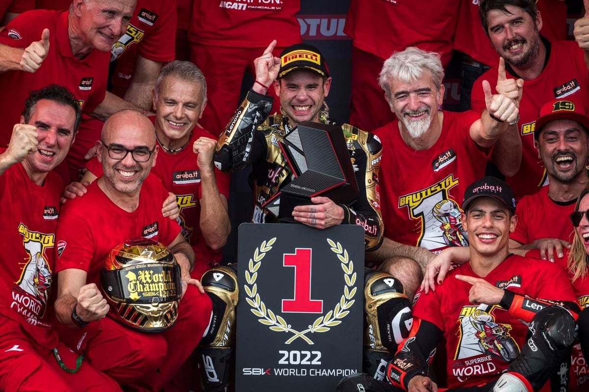 "Today's about Alvaro and Ducati and the world championship – big congratulations to them."