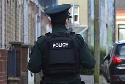 PSNI on foot patrol in south Belfast. Photo: Arthur Allison/Pacemaker