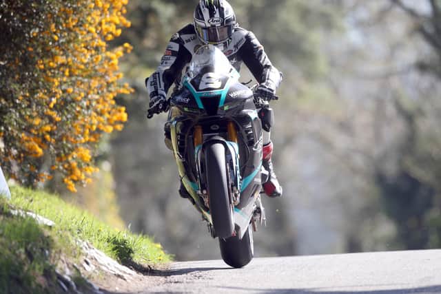 Michael Dunlop was second fastest in Superbike qualifying at the CDE Cookstown 100 on his new Hawk Racing Honda Fireblade.