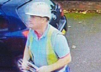 Police are keen to identify the man in this photo after an elderly man in his 80s was conned out of £600 on November 10. 
The OAP victim was approached by a man with an Irish accent who offered to jet wash and seal his driveway for £600.
However, after contacting the company he thought had completed the work to complain about the job done he was told the company had not completed work in the area on November 10.