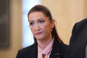 Deputy First Minister Emma Little-Pengelly says she did not believe Donaldson was a danger before his offences came to light. Pic : Niall Carson/PA Wire