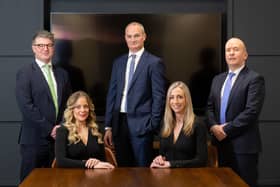 Belfast independent commercial law firm Davidson McDonnell has announced two senior strategic appointments in an expansion that bolsters its strength in corporate practice and commercial dispute resolution. Pictured, from left, Raymond Duddy and Barbara Creed, who have been appointed directors, joining a director group that already includes Ross Davidson, Vicky Dummigan and David McDonnell