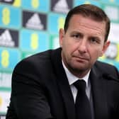 Ian Baraclough who has been sacked as manager of Northern Ireland, the Irish FA has announced