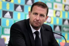 Ian Baraclough who has been sacked as manager of Northern Ireland, the Irish FA has announced