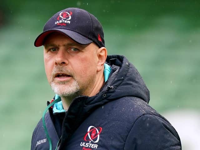 Ulster Rugby head coach Dan McFarland. PIC: Niall Carson/PA