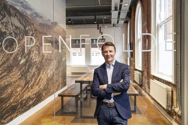 Led by William Gilbert, a direct descendant of Samuel McCausland, the Openfolde group is strategically looking to explore new opportunities. Pictured is William Gilbert, managing director, Openfolde which is now based in Clarence Street, Belfast