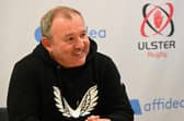 ​Ulster head coach Richie Murphy facing media before this weekend’s game in Glasgow. (Photo by Arthur Allison/Pacemaker Press)