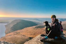 Gemma Tracey is taking on the highest peaks of the Mournes for Cancer Focus NI  to mark two years since cancer diagnosis