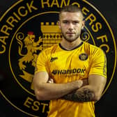 Lewis MacKinnon has joined Carrick Rangers following his release from Rangers