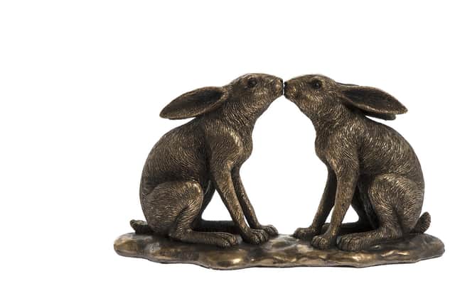RSPB Kissing Hares Ornament.