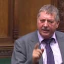 Sammy Wilson, DUP MP for East Antrim, speaks in the House of Commons