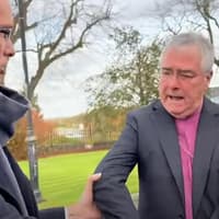 PSNI investigating 'assault' on Church of Ireland archbishop after Enoch Burke livestreams confrontation