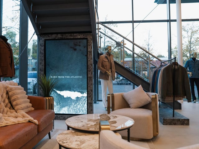 The Glasshouse provides the perfect location for Dee Graham's new store.
