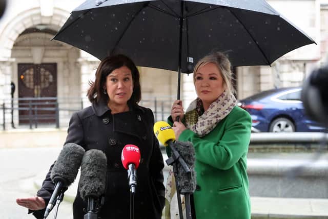 Sinn Féin has said it will not attend talks involving the foreign secretary because its party president Mary Lou McDonald has been "excluded".