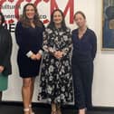 Pic 1 (l-r) Aida Velasco, Consul for Political Affairs Mexico; Joan Burney Keatings MBE, chief executive, Cinemagic; Catherine Martin, Ireland’s Minister for Tourism, Culture, Arts, Gaeltacht, Sport and Media; and Marcella Smyth, Consul General of Ireland