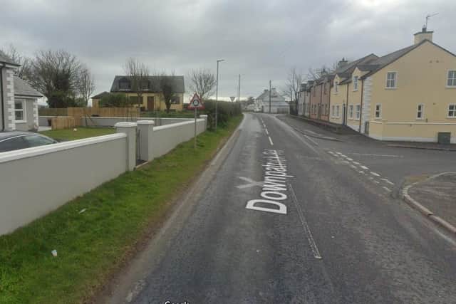 A tractor and a car collided on the Downpatrick Road in Killough at around 4pm on Tuesday. Photo: Googlemaps