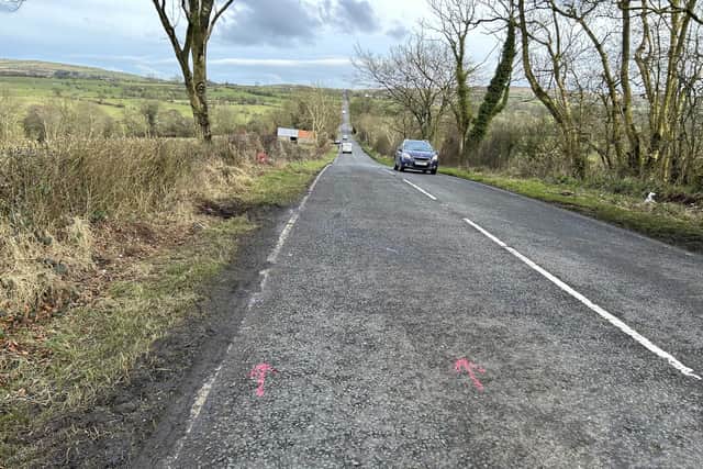 A man in his 30s and a woman in her 20s have died after a three-vehicle crash in County Antrim, the Police Service of Northern Ireland has said. The crash happened on the Ballyhill Road at about 22:10 GMT on Thursday