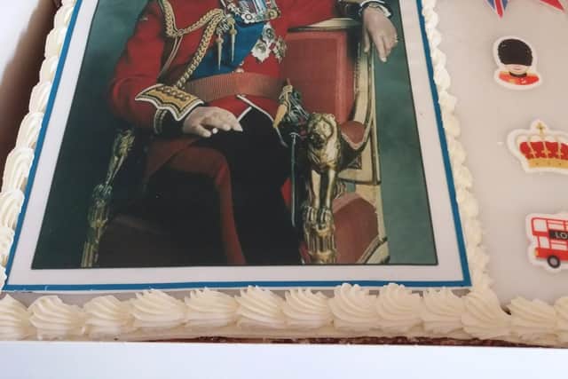 Cakes like this of King Charles have proven popular at Roy's Home Bakery in Belfast ahead of the coronation