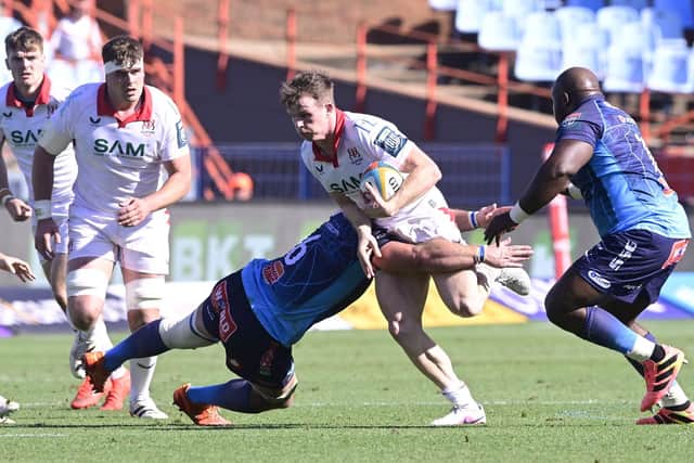 Ulster's Jamie Benson during the United Rugby Championship loss to the Bulls in South Africa. (Photo by Sydney Seshibedi/Gallo Images/Getty Images)