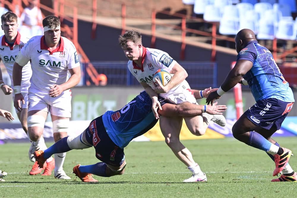 Ulster's Jamie Benson during the United Rugby Championship loss to the Bulls in South Africa. (Photo by Sydney Seshibedi/Gallo Images/Getty Images)
