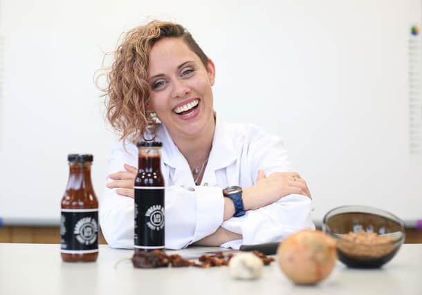 Emily McCorkell of Lo and Slo BBQ Sauces in Londonderry contributing to FoodNI initiative
