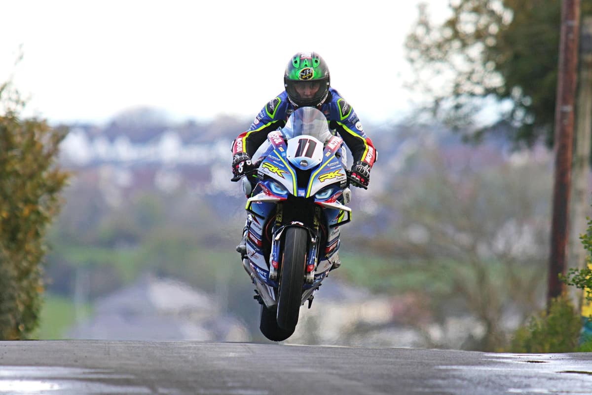 The Hexham rider made a promising start on the Burrows Engineering/RK Racing BMW
