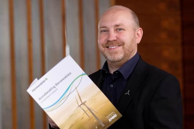 After nearly six years at the helm of RenewableNI, director Steven Agnew has announced he will step down from his position this September to take on a new role with RenewableUK, a co-parent company. Credit RenewableNI