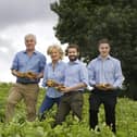 Comber-based Mash Direct, a market leader in potato products, vegetable sides and convenience foods last week strengthened its position in Britain, its most important market outside Northern Ireland, with another significant deal with major supermarket chain Morrisons. Pictured are Martin, Tracy, Jack and Lance