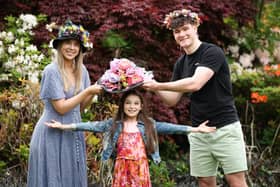 Anna Hasslet, Soley Laverty and Theo Neal are inviting people to get creative with their hat designs for Garden Show Ireland