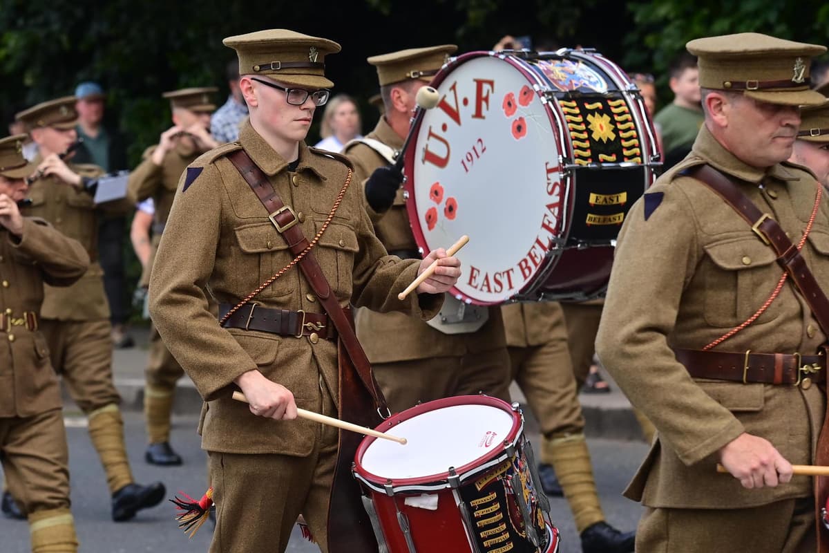 Battle of Somme parade in pictures - see who you know amongst the 2,300 participants in East Belfast - 25 images