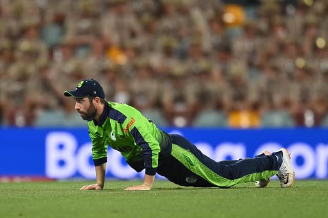 Ireland captain Andrew Balbirnie saw his side's hopes of the World Cup ended after a heavy defeat against Sri Lanka