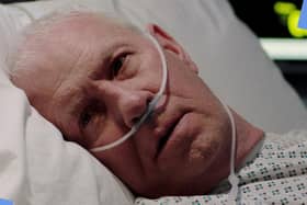 An image from Derek Thompson’s final episode in hit BBC drama, Casualty