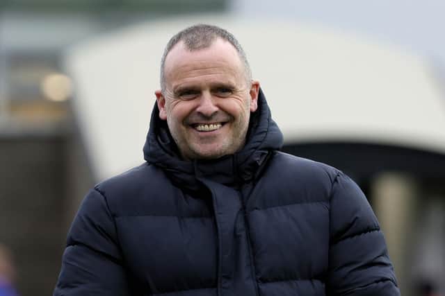 Dungannon Swifts manager Rodney McAree. (Photo by David Maginnis/Pacemaker Press)