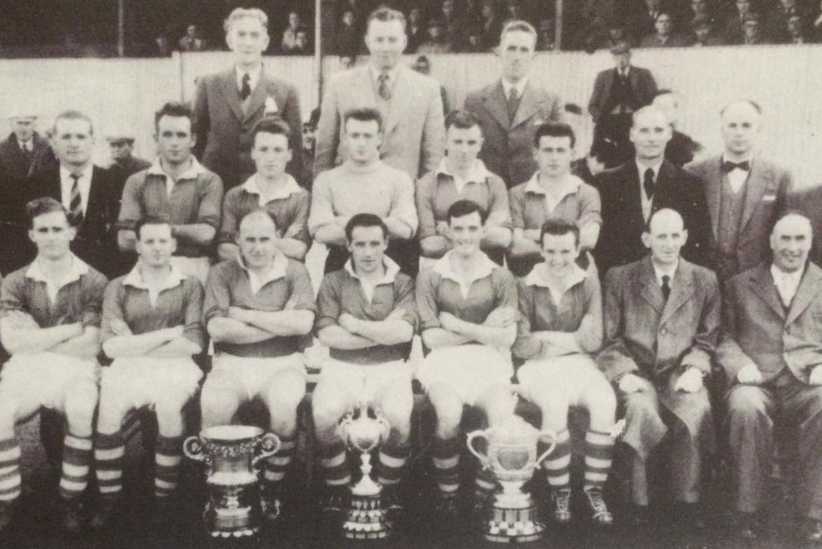 Sammy Wilson was part of Glenavon's 1950s golden era and two-goal hero against Sir Alf Ramsey's England