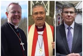 Rev Eamon Martin, Rev Dr Sam Mawhinney, Rev John McDowell
