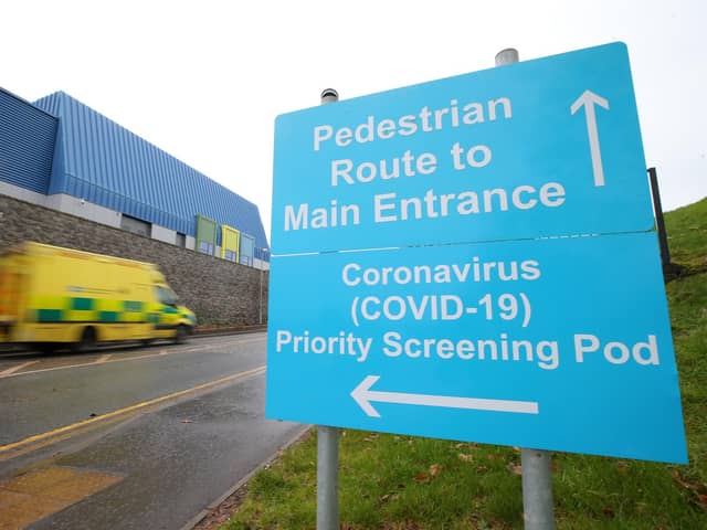 Craigavon Area Hospital. The impact of Covid-19 outbreaks at two Northern Ireland hospitals was “catastrophic”, a report has found