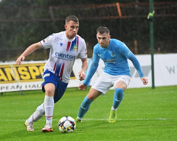 Linfield midfielder Kyle McClean impressed in the Blues' 3-1 win against Coleraine last weekend as David Healy's men face Larne in the first round of the County Antrim Shield this evening