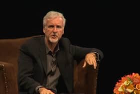 Still of James Cameron from the University of California video