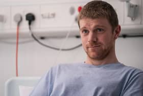 Frank Blake who plays Constable Shane Bradley in the BBC crime drama, Blue Lights.