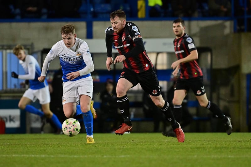 Billy Joe Burns missed out on playing in the Irish Cup final through suspension but he played a big role in helping Crusaders book their spot in Europe yet again. Transfermarkt value: €225,000