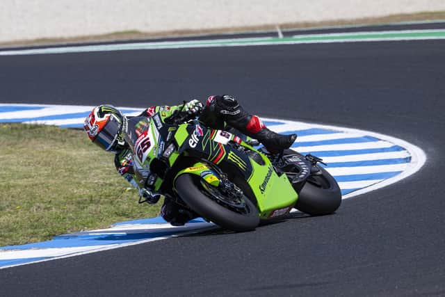 Kawasaki rider Jonathan Rea struggled to challenge for the podium in Sunday's dry races at Phillip Island, where he finished seventh and eighth.