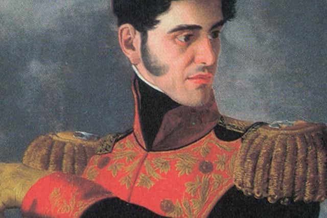 General Santa Anna. Bewitched by the Yellow Rose of Texas