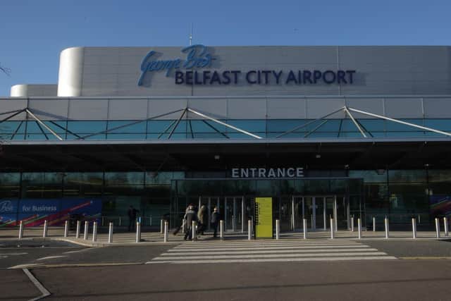 Some flights between Belfast City Airport and London destinations were cancelled this morning while delays are expected this evening. Picture: Visit Belfast