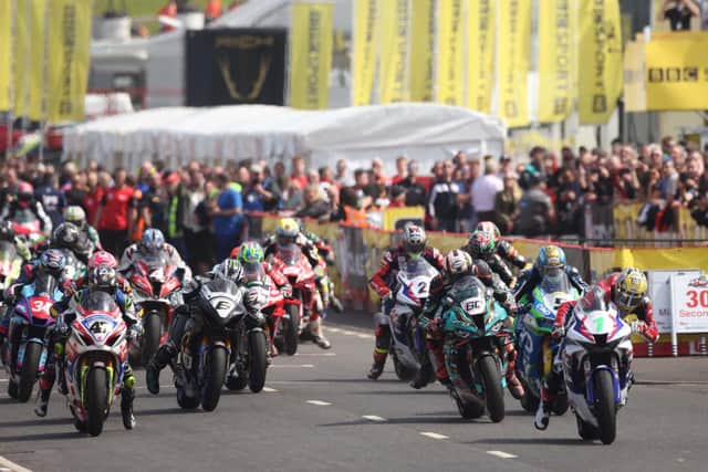 Action from this year's North West 200. Photo Stephen Davison/Pacemaker Press