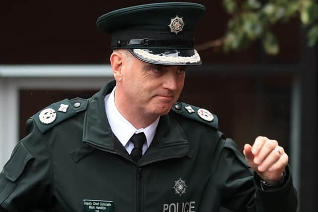 Police Service of Northern Ireland Deputy Chief Constable Mark Hamilton