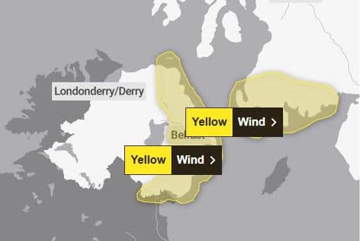 Weather: Met Office issue yellow weather warning for strong winds in ...