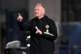 ​Northern Ireland manager Michael O’Neill during the win in San Marino