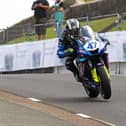 Richard Cooper led the Supersport times on the BPE by Russell Racing Yamaha